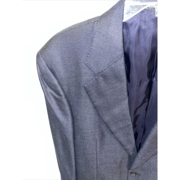 Ermenegildo Zegna Men’s Dress Blazer Sz 41R Charcoal Gray 100% Worsted Cashmere - Picture 6 of 13